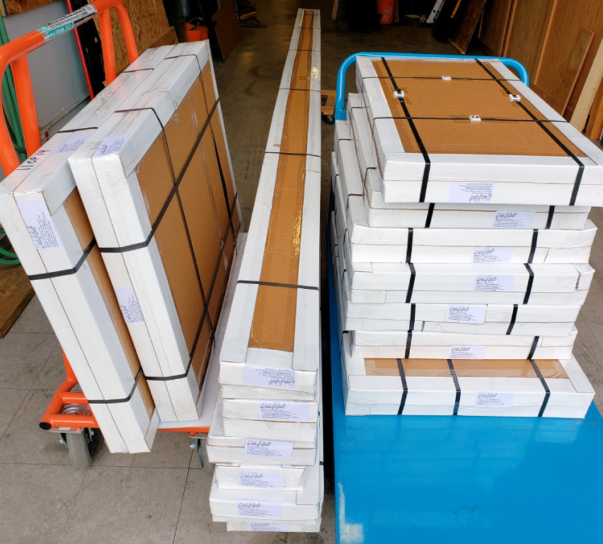 Dekrail eco friendly cardboard deck railing packaging
